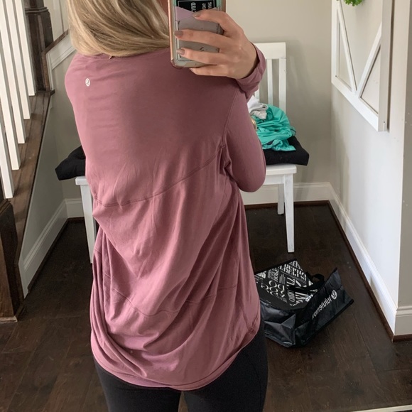 Pink lululemon long sleeve - Picture 2 of 5